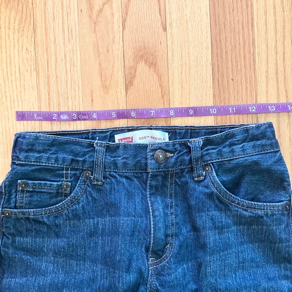 Boy’s size 12 gently used Levi’s blue jeans with adjustable waist - Picture 6 of 10